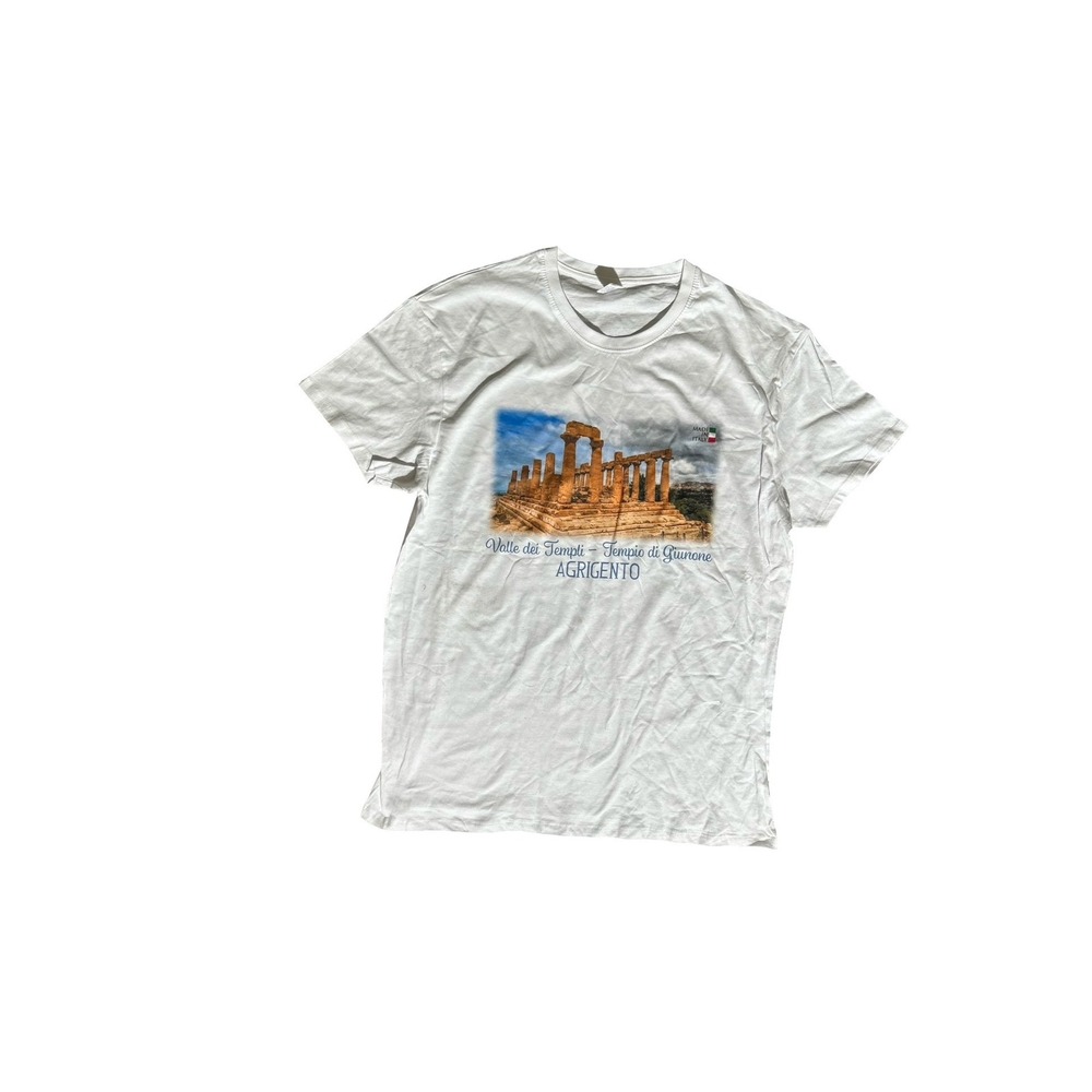 Roly Agrigento Sicily Valle dei Templi Tempio di Giunone Graphic T-Shirt XL